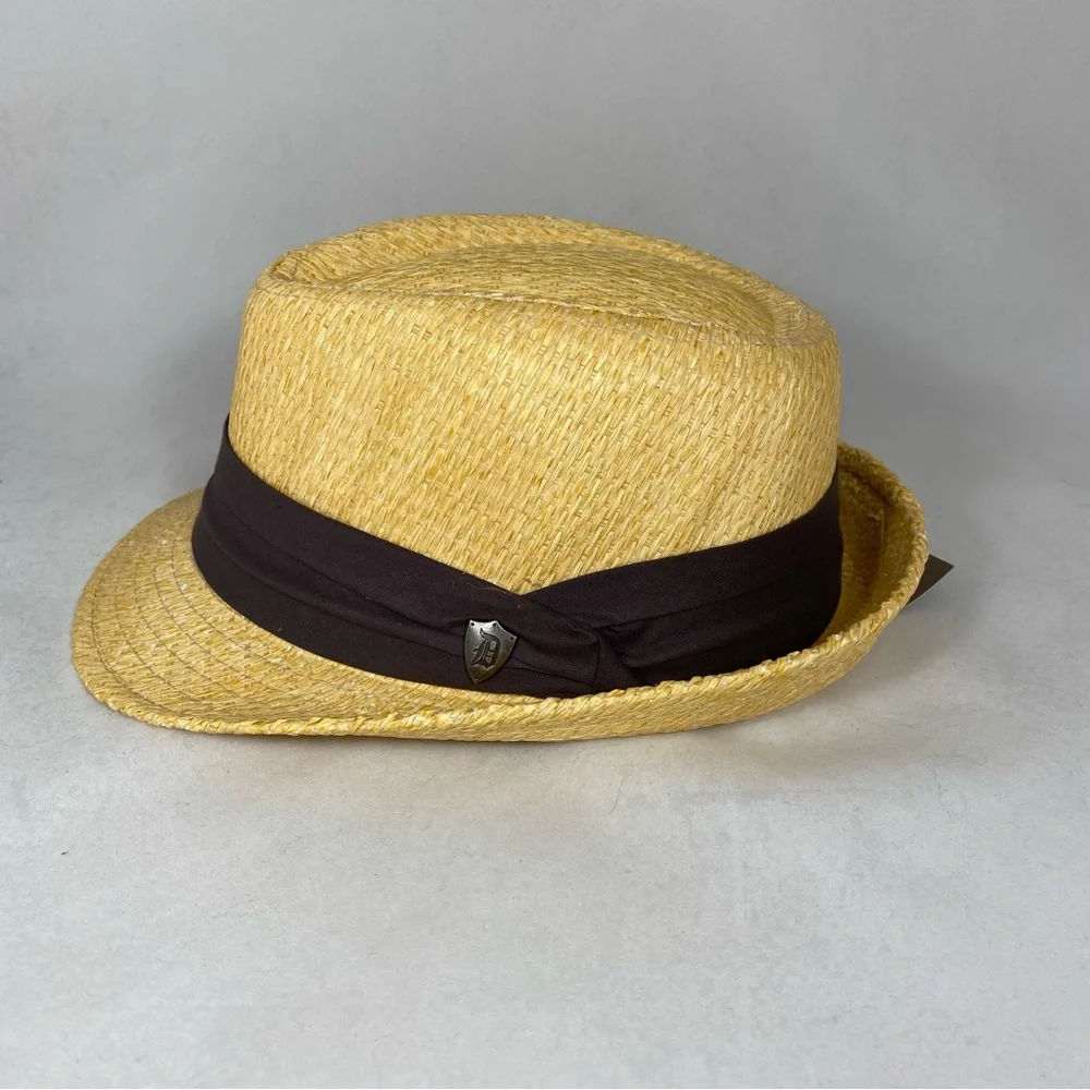 Dorfman Pacific Fedora Front Pinch Diamond Crown Hat NWT